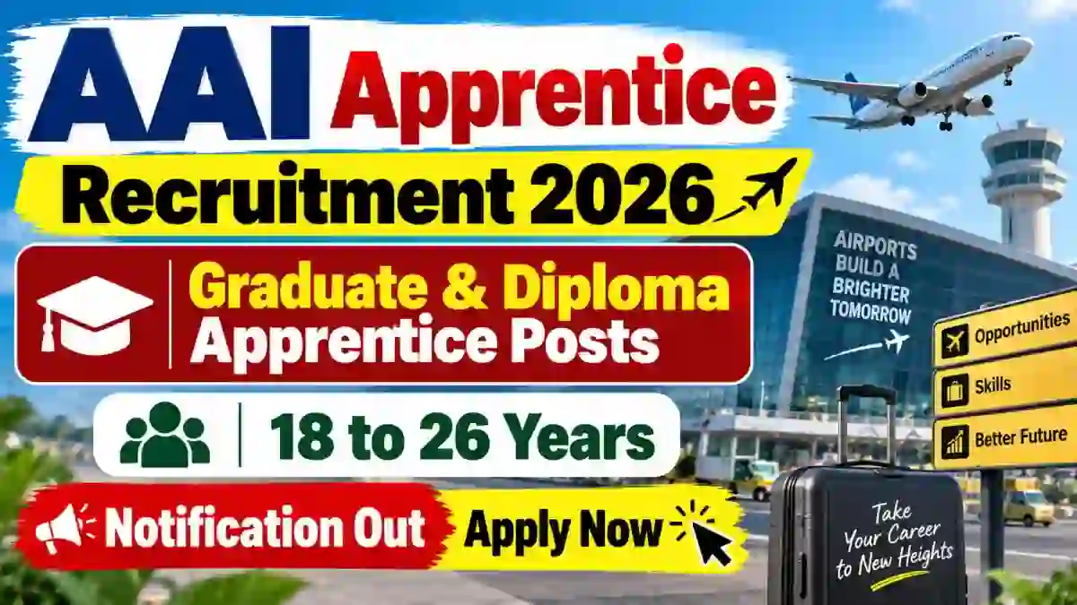 AAI Apprentice Recruitment 2026 - Apply Online for Graduate & Diploma Apprentice Posts