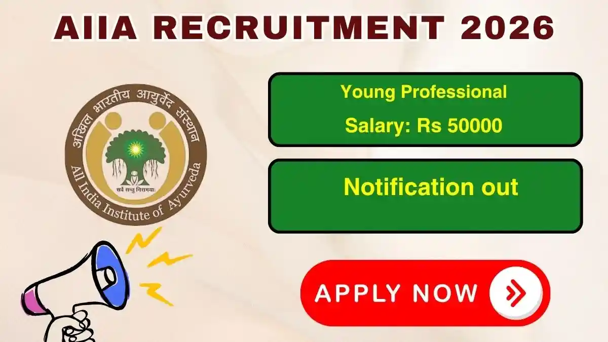 AIIA Young Professional Recruitment 2026 - Walkin