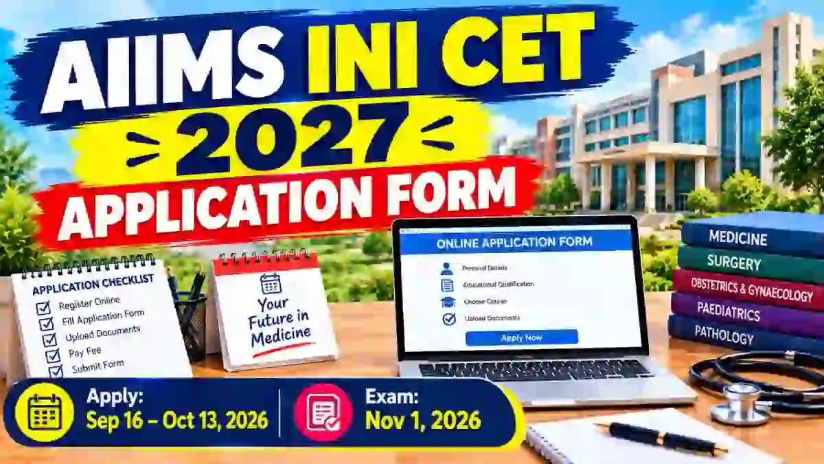 AIIMS INI CET 2027 January Session Registration - Check Information Brochure Online at aiimsexams.ac.in AIIMS INI CET 2027 January Session Registration - Check Information Brochure Online at aiimsexams.ac.in