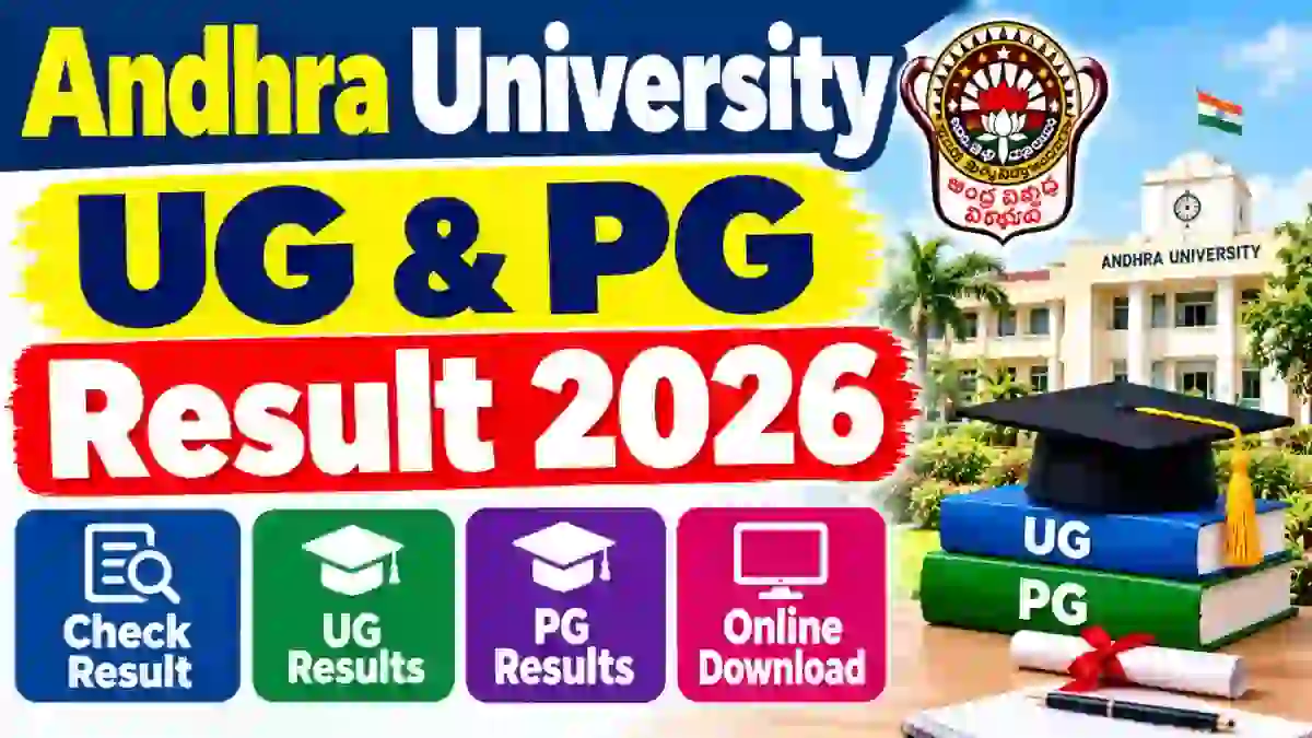 Andhra University Revaluation Result 2026 Out - Check Result Online @ andhrauniversity.edu.in Andhra University Revaluation Result 2026 Out - Check Result Online @ andhrauniversity.edu.in