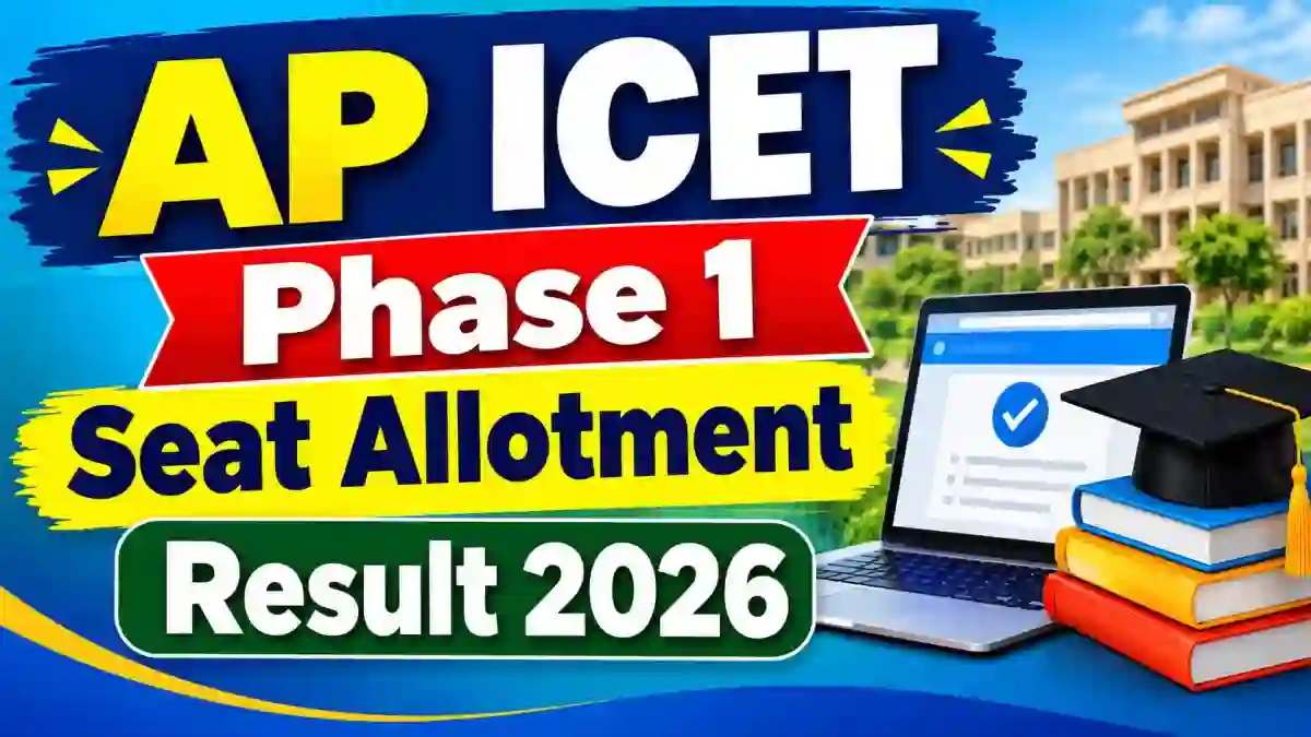 AP ICET 2026 Round 1 Allotment Result Out - Check Status Online @ cap.apcfss.in
