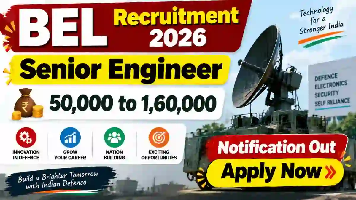 BEL Senior Engineer Recruitment 2026 - Apply Online for 12 Posts