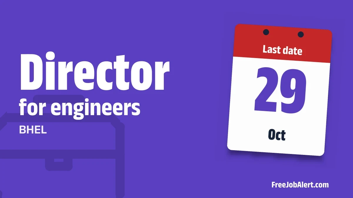 BHEL Director Recruitment 2026 – Apply Online