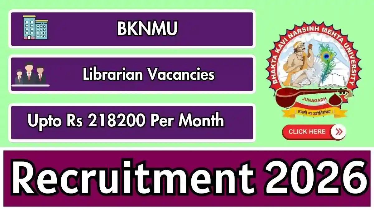BKNMU Librarian Recruitment 2026 - Apply Online
