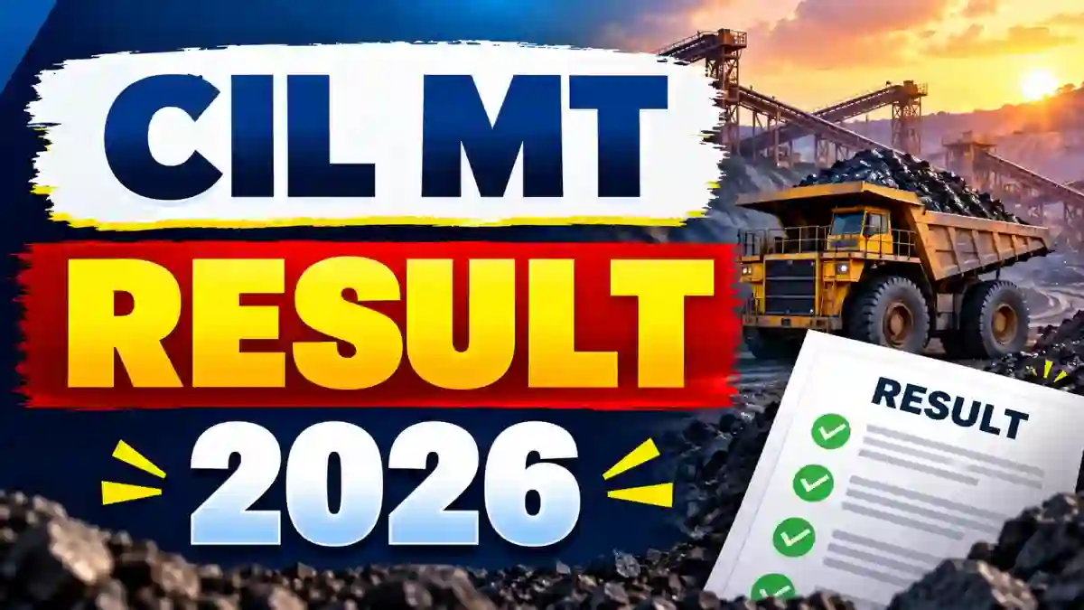 CIL MT Result 2026 @coalindia.in - Management Trainee Merit List PDF and Cut Off