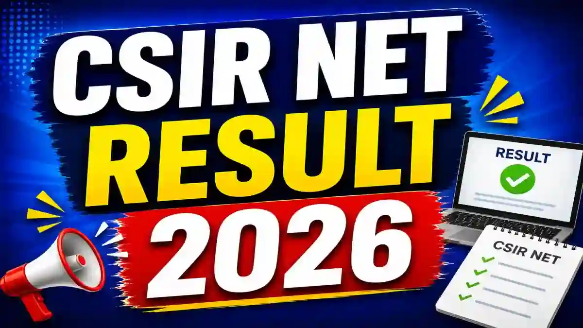 CSIR NET Result 2026 Out - Check June Scorecard & Marks @ csirnet.nta.nic.in