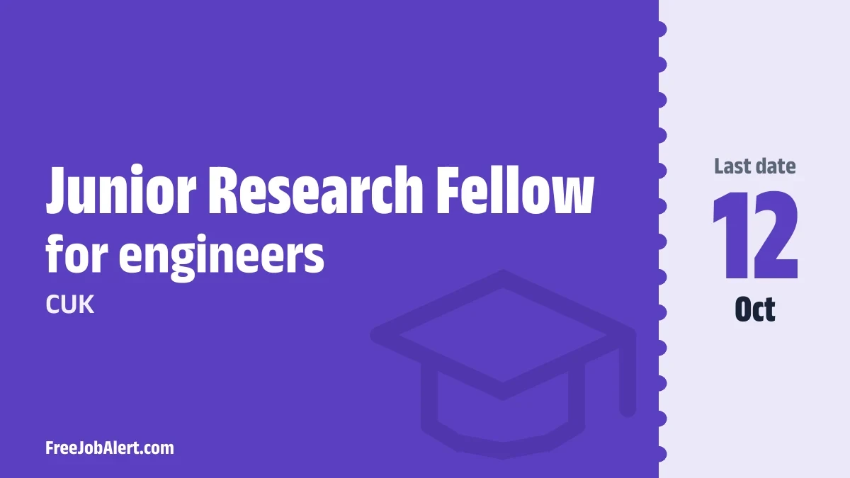 CUK Junior Research Fellow Recruitment 2026 – Apply Offline