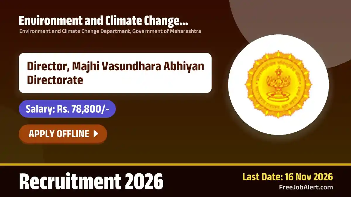 Environment and Climate Change Department Director Recruitment 2026 – Apply Offline Environment and Climate Change Department Director Recruitment 2026 – Apply Offline