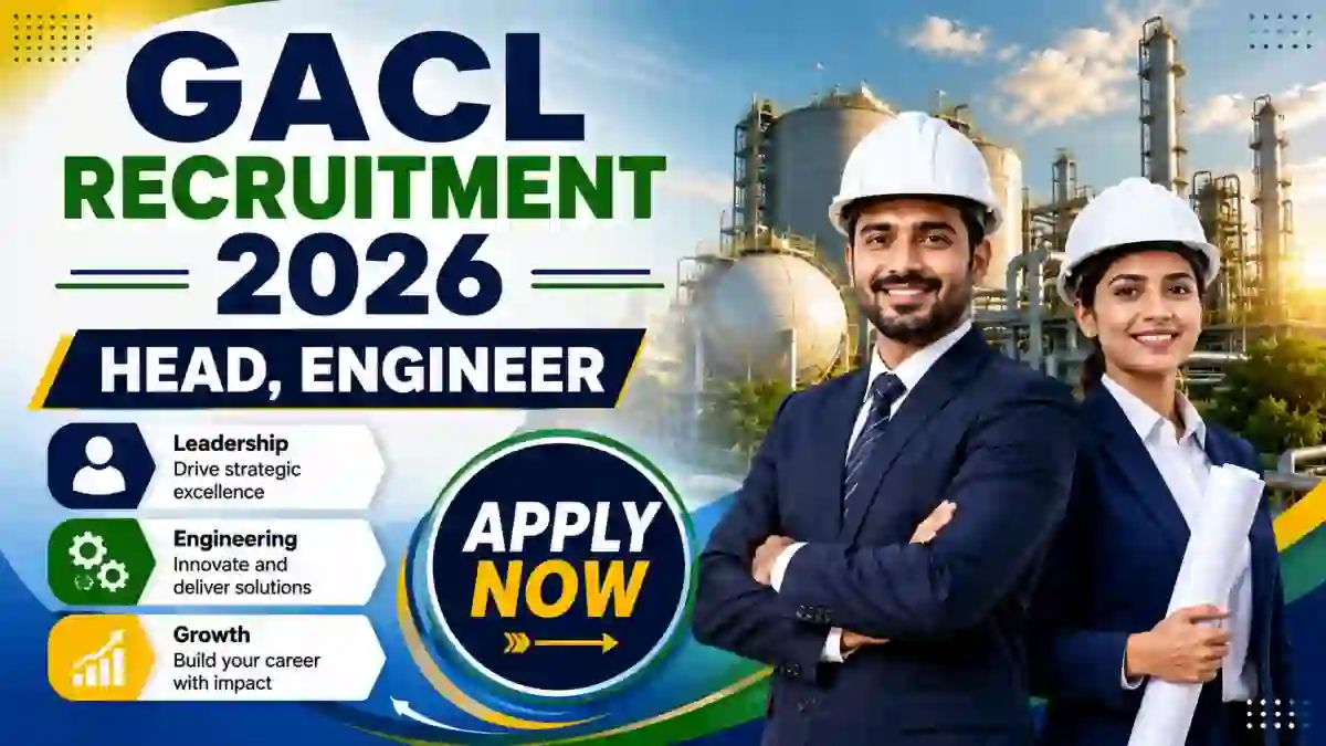 GACL Recruitment 2026 - Apply Online for Engineer, Head Posts GACL Recruitment 2026 - Apply Online for Engineer, Head Posts