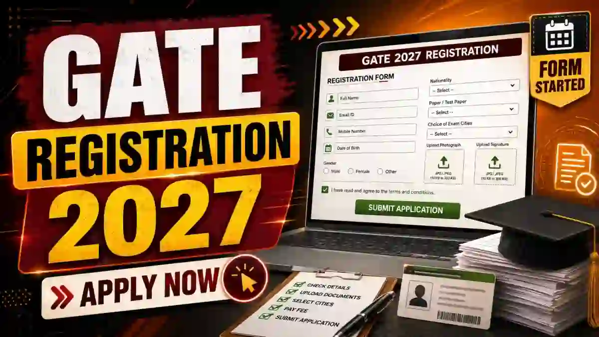 GATE 2027 Registration - GOAPS Apply Online, Important Dates, Fee, Eligibility