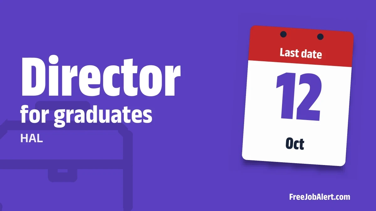 HAL Director (Human Resources) Recruitment 2026 – Apply Online