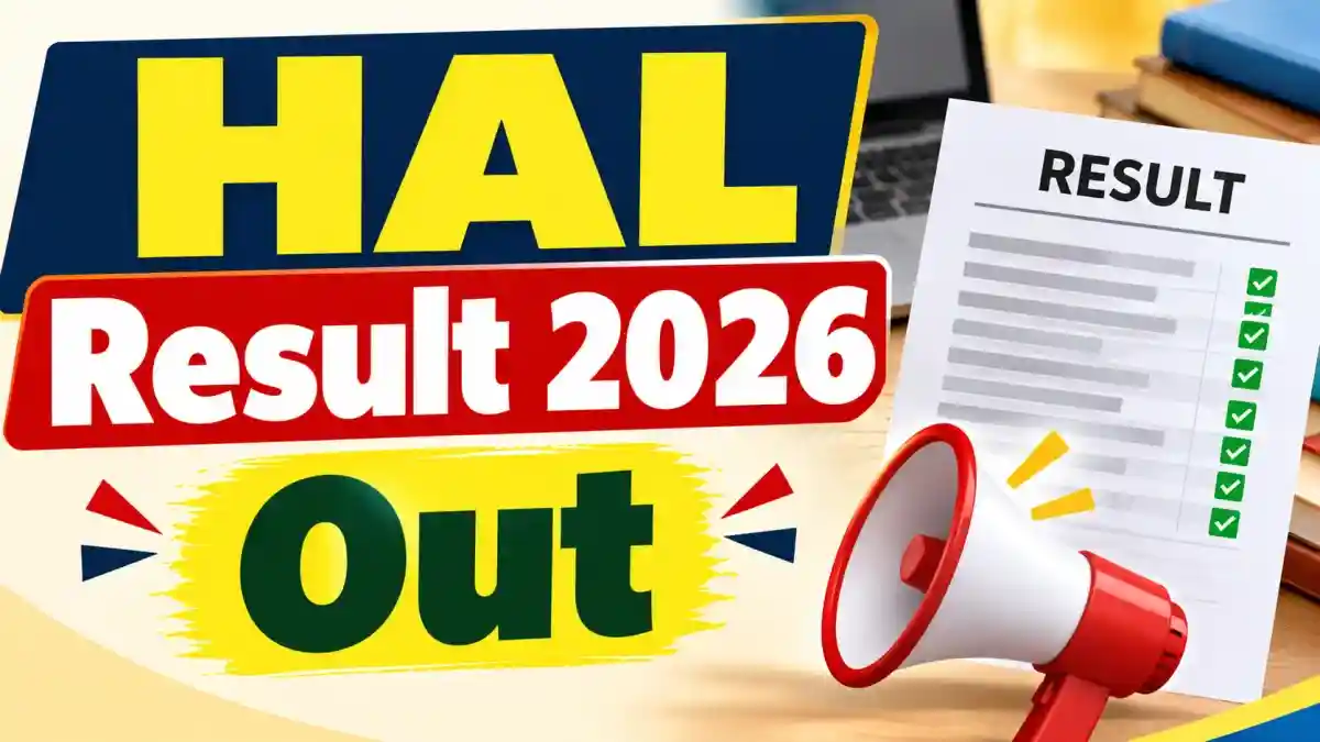 HAL MT DT Final Result 2026 Out - Download Final Result PDF at hal-india.co.in