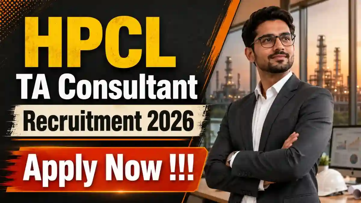 HPCL TA Consultant Recruitment 2026 - Apply Online for 24 Posts