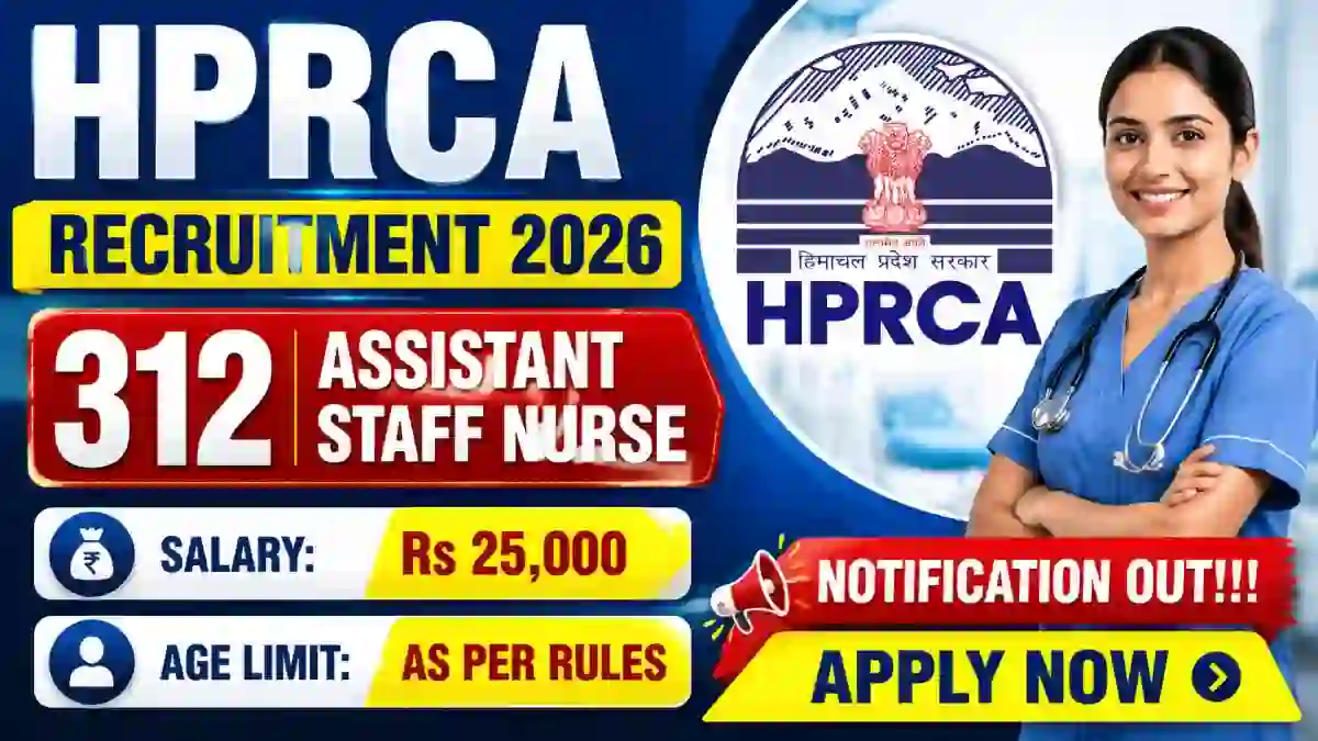 HPRCA Assistant Staff Nurse Recruitment 2026 - 780 Vacancies, Apply Online