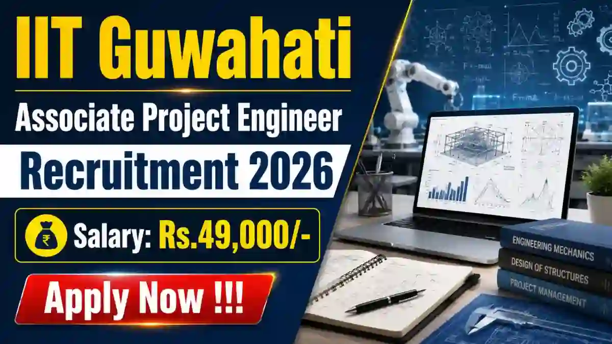 IIT Guwahati Associate Project Engineer Recruitment 2026 - Apply Online