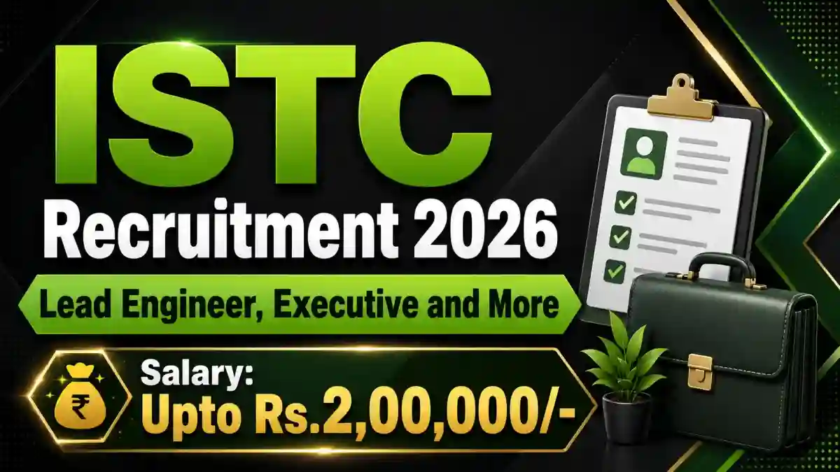 ISTC Recruitment 2026 - Apply Online for 09 Lead Engineer, Executive and More Posts