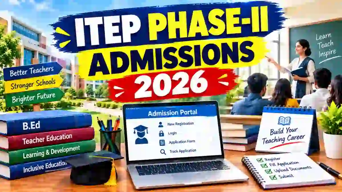 ITEP Phase 2 Admission 2026 - Direct Link to Check Notice Online @ samsodisha.gov.in ITEP Phase 2 Admission 2026 - Direct Link to Check Notice Online @ samsodisha.gov.in