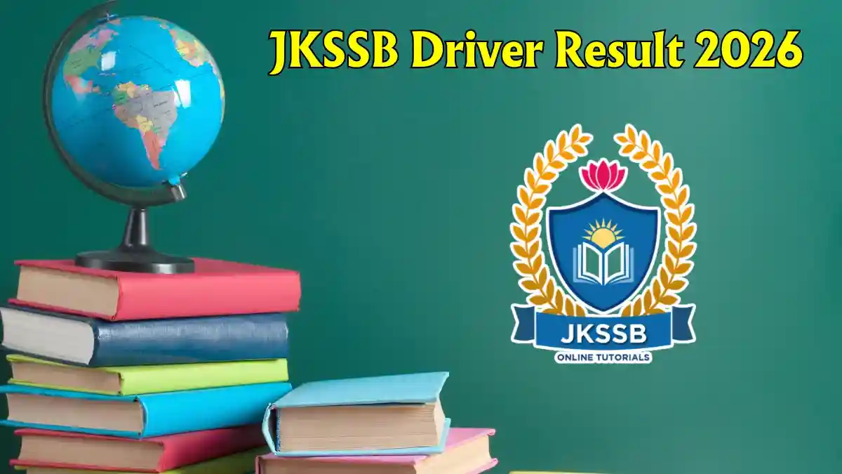 JKSSB Driver Result 2026 Out - Download Score Sheet PDF JKSSB Driver Result 2026 Out - Download Score Sheet PDF