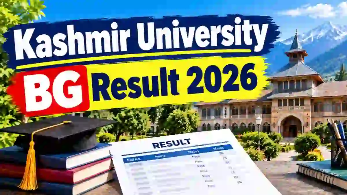 Kashmir University BG Result 2026 Out - Check 4th Semester NEP Result Online at egov.uok.edu.in