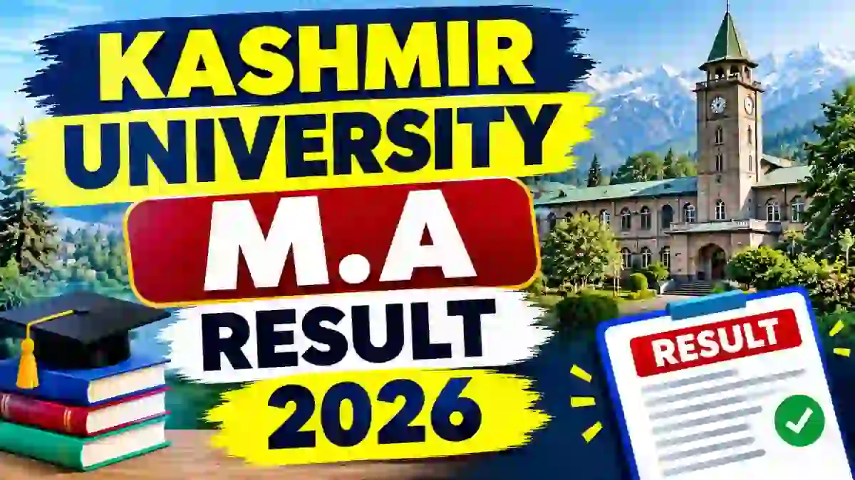 Kashmir University M.A Result 2026 Out - Direct Link to Check 1st Sem Result Online at egov.uok.edu.in Kashmir University M.A Result 2026 Out - Direct Link to Check 1st Sem Result Online at egov.uok.edu.in