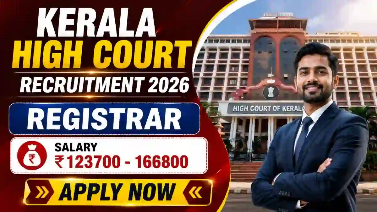 Kerala High Court Registrar Recruitment 2026 - Apply Online Kerala High Court Registrar Recruitment 2026 - Apply Online