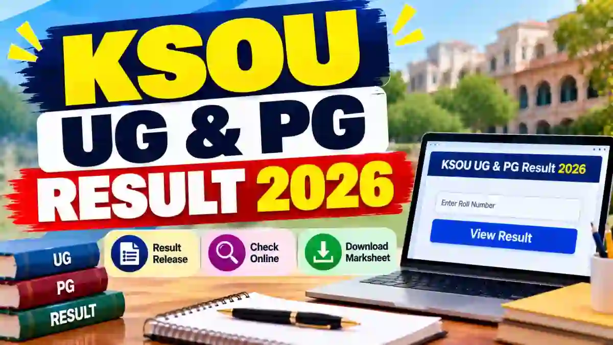 KSOU Re-Valuation Result 2026 Out - Check UG & PG Result Online @ ksoumysuru.ac.in KSOU Re-Valuation Result 2026 Out - Check UG & PG Result Online @ ksoumysuru.ac.in