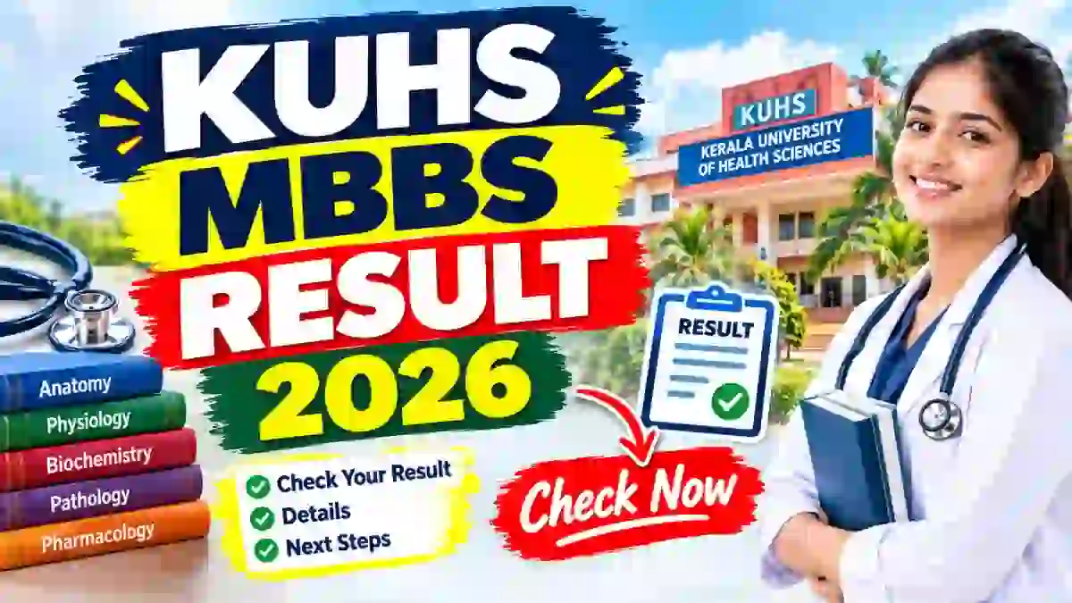 KUHS MBBS Result 2026 Out - Check Part 1 Result Online @ kuhs.ac.in