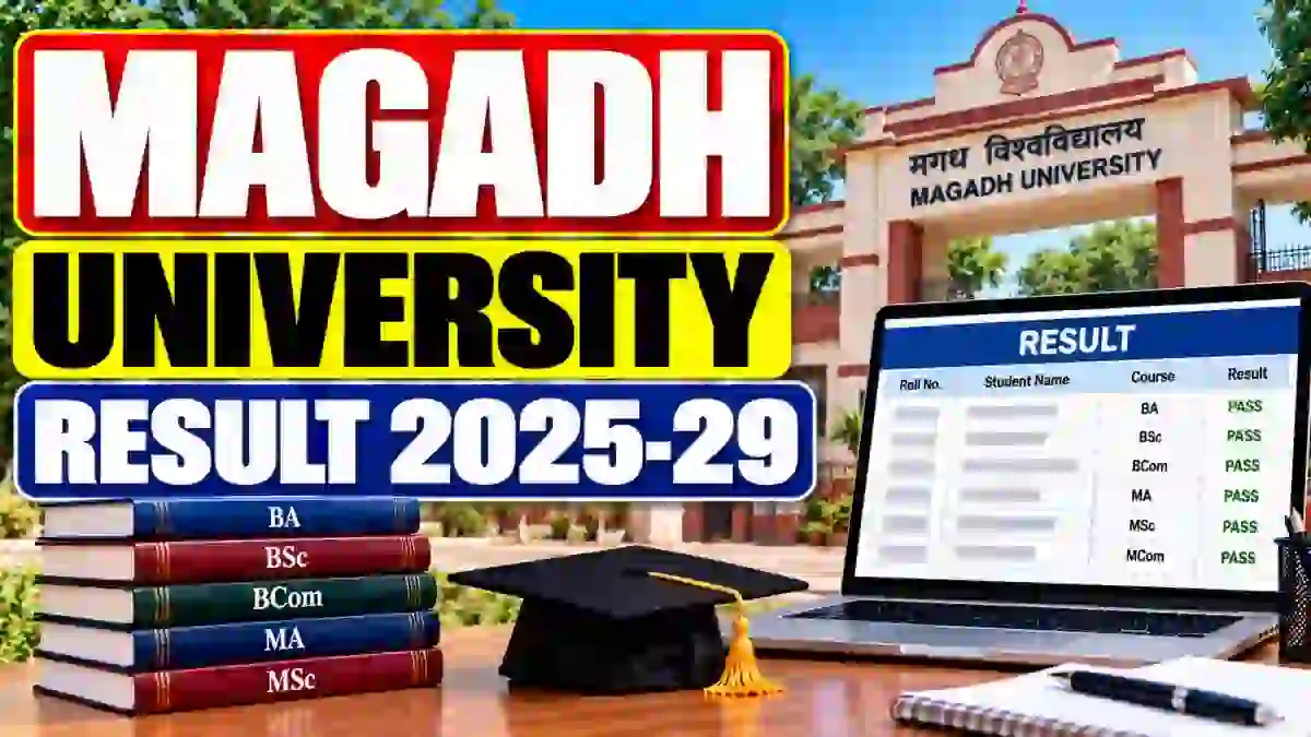 Magadh University UG Result 2025-29 Out - Check 2nd Semester Result Online @ magadhuniversity.ac.in