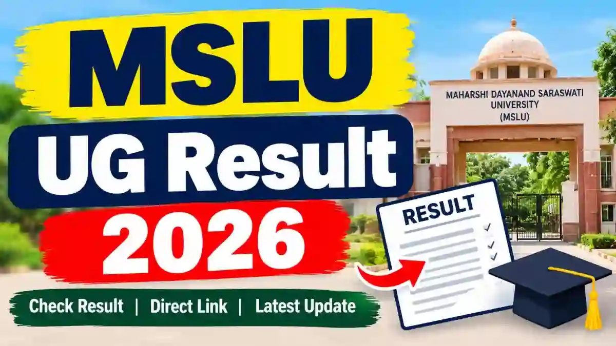 MLSU UG Result 2026 Out - Check B.Com, B.Sc & B.Pharma Results Online @ mlsu.ac.in