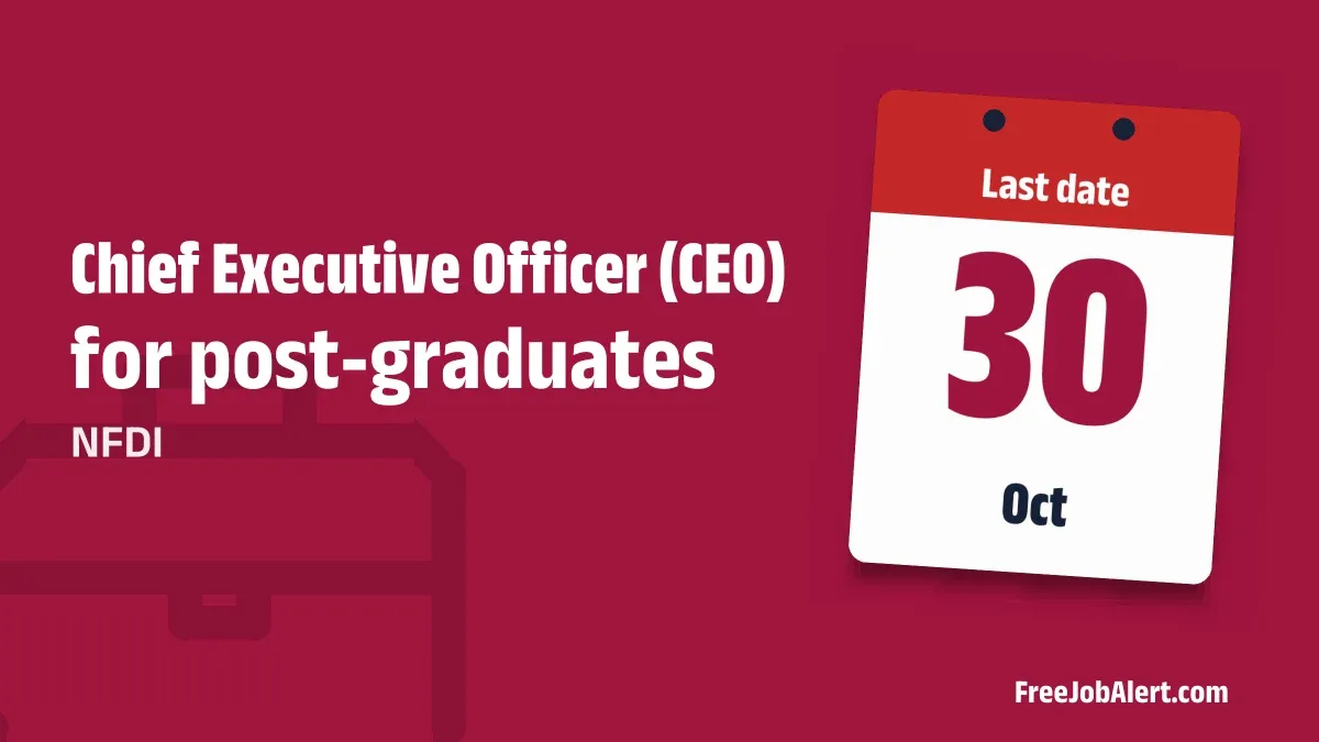 NFDI Chief Executive Officer Recruitment 2026 – Apply Online