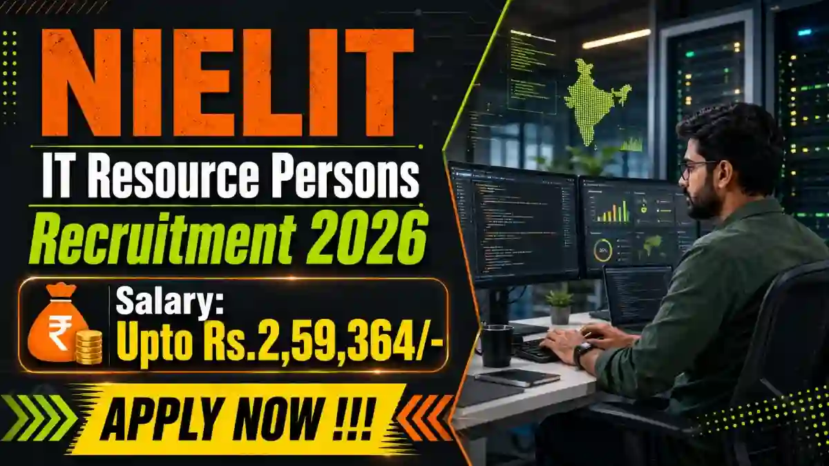 NIELIT IT Resource Persons Recruitment 2026 - Apply Online