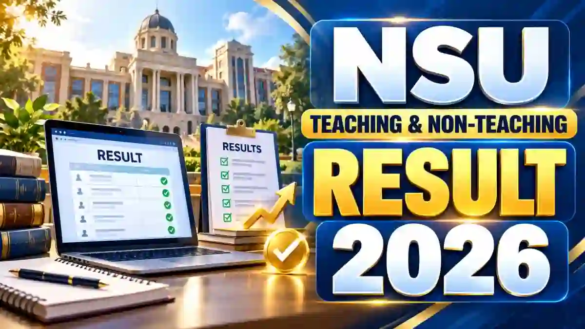 NSU Imphal Teaching & Non-Teaching Result 2026 - Check Eligible List, Non-Eligible and Interview Schedule NSU Imphal Teaching & Non-Teaching Result 2026 - Check Eligible List, Non-Eligible and Interview Schedule