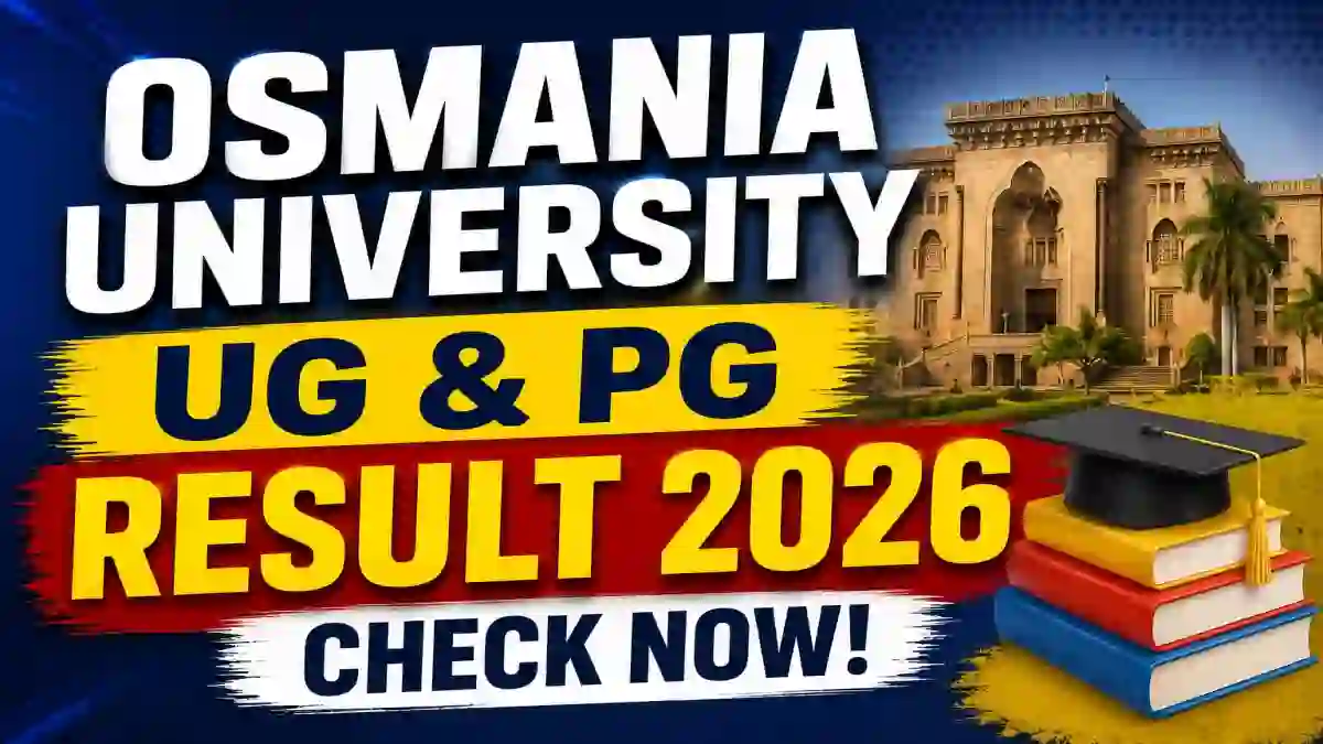 Osmania University Results 2026 Out - Check UG & PG Results at osmania.ac.in