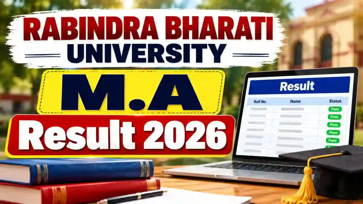 Rabindra Bharati University M.A Result 2026 Out - Check 2nd Sem Result Online @ rbu.ac.in Rabindra Bharati University M.A Result 2026 Out - Check 2nd Sem Result Online @ rbu.ac.in