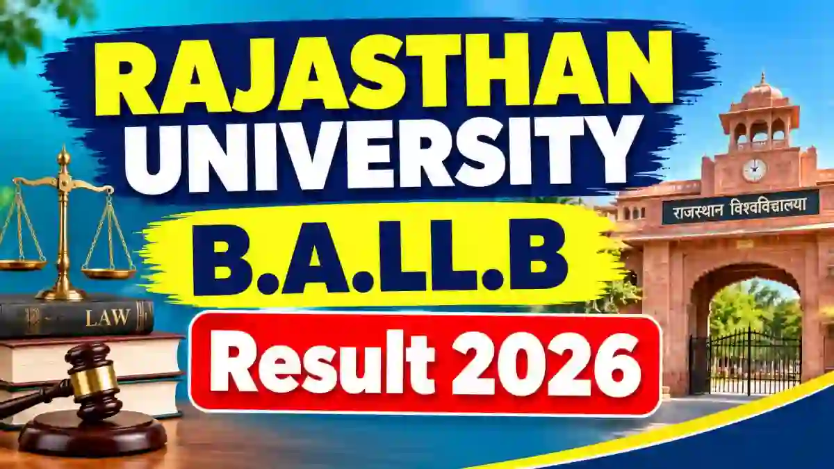 Rajasthan University B.A.LL.B Revaluation Result 2026 Out - Direct Link to Check 10th Semester Result @ uniraj.ac.in Rajasthan University B.A.LL.B Revaluation Result 2026 Out - Direct Link to Check 10th Semester Result @ uniraj.ac.in