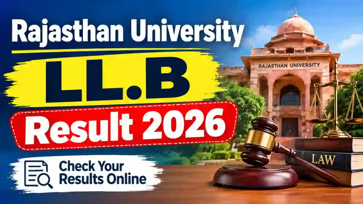 Rajasthan University LL.B Result 2026 Out - Check Revaluation Result Online at result.uniraj.ac.in