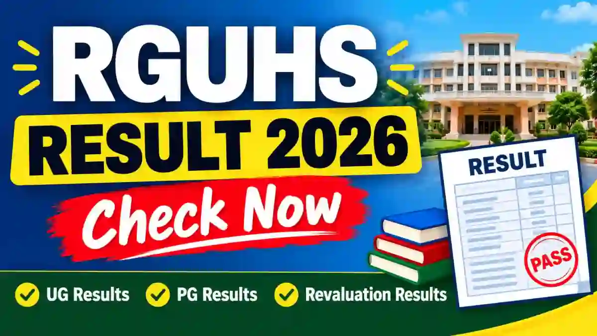 RGUHS Result 2026 Out - Direct Link to Check EMS Result Online at gnanasangama.karnataka.gov.in RGUHS Result 2026 Out - Direct Link to Check EMS Result Online at gnanasangama.karnataka.gov.in
