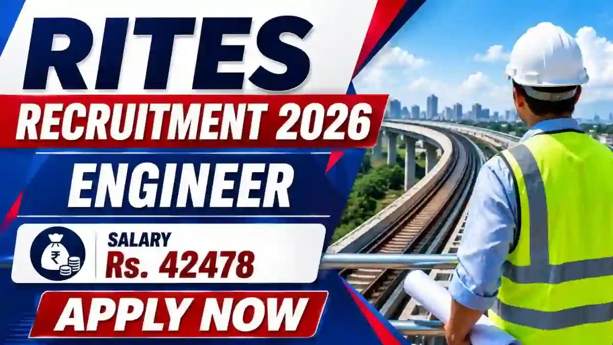 RITES Engineer Recruitment 2026 - Apply Online RITES Engineer Recruitment 2026 - Apply Online