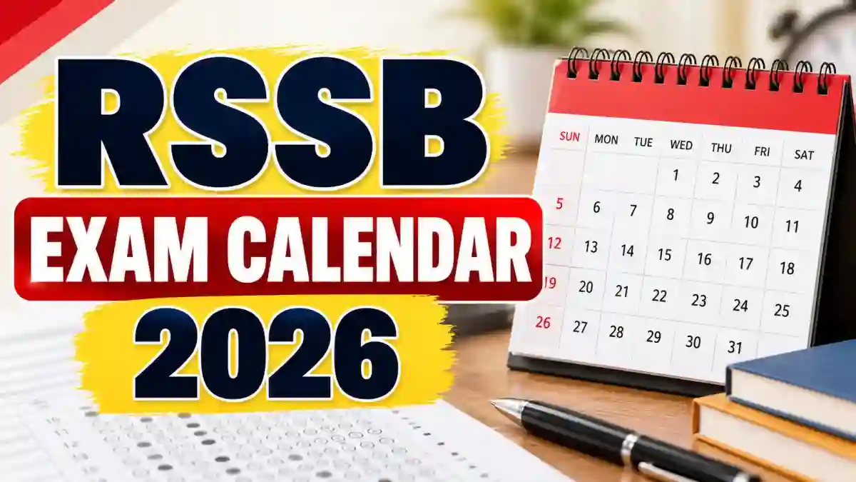 RSSB Exam Calendar 2026 - Check Revised Rajasthan CET Dates at rssb.rajasthan.gov.in