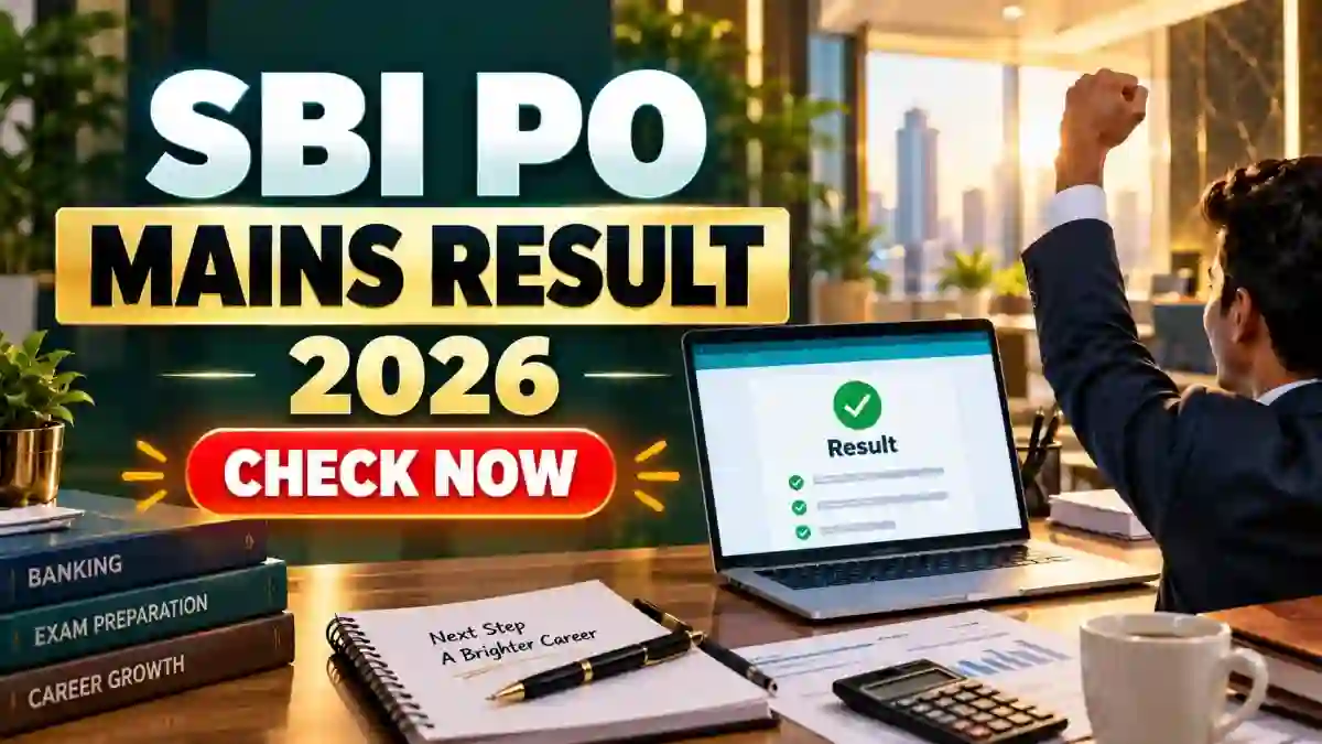 SBI PO Mains Result 2026 Out - Download Phase 2 Merit List PDF
