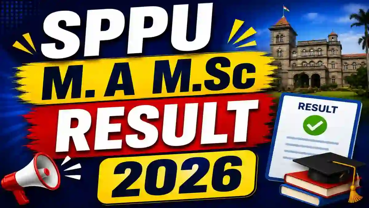 SPPU 1st & 2nd Year Result 2026 Out - Check M.A & M.Sc Result Online at onlineresults.unipune.ac.in