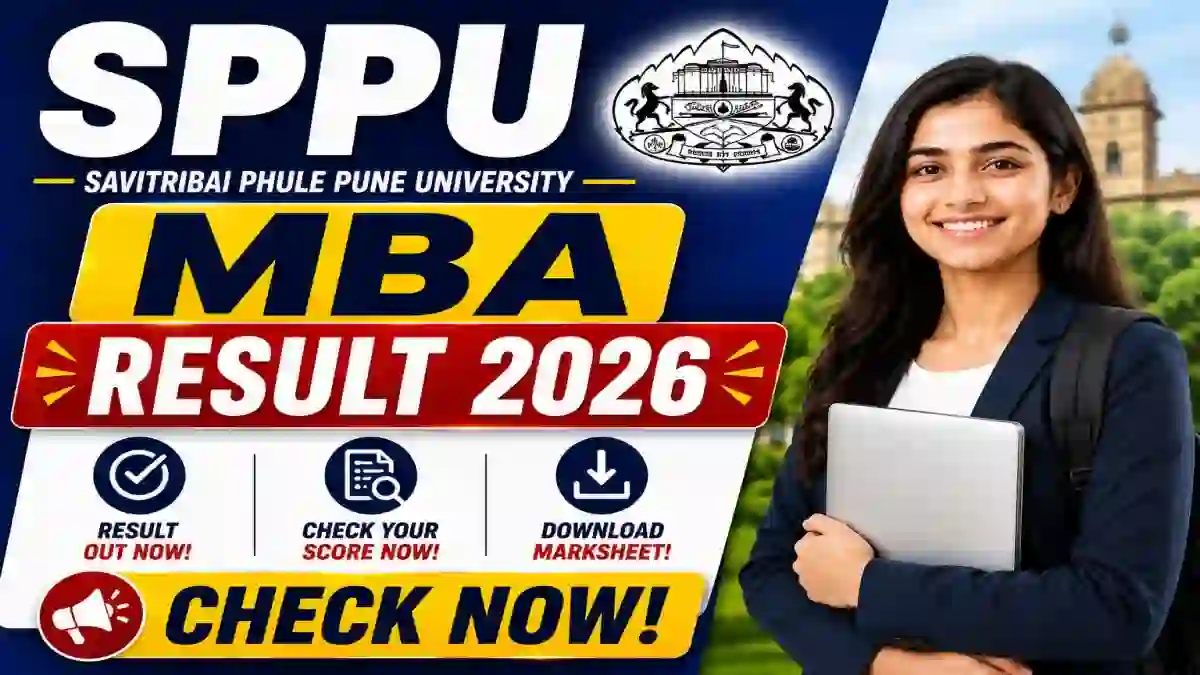 SPPU MBA Result 2026 Out - Direct Link to Check 1st & 2nd Year Result Online @ unipune.ac.in