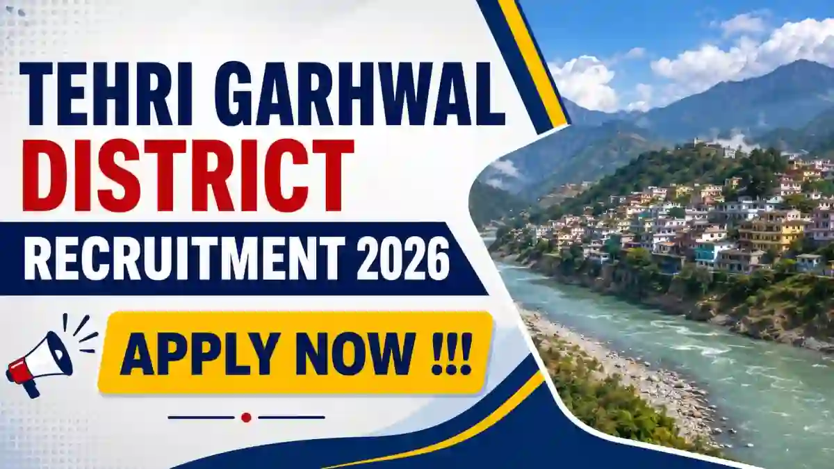 Tehri Garhwal District Contract Sports Trainer Recruitment 2026 - Apply Offline