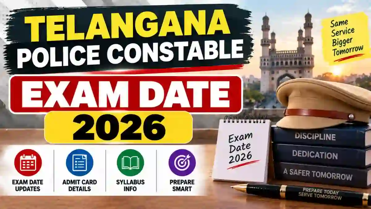 Telangana Police Constable Exam Date 2026 - Check Full Schedule PDF at tgprb.in