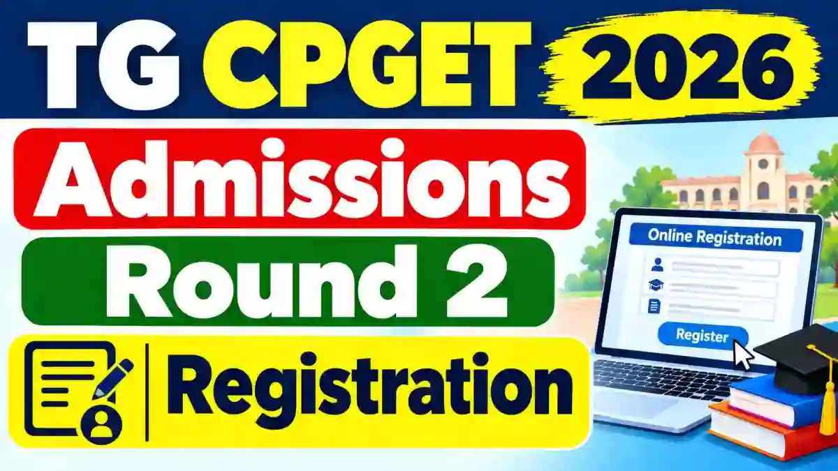 TS CPGET Round 2 Counselling 2026 - Direct Link to Online Registration @ cpgetadmissions.com