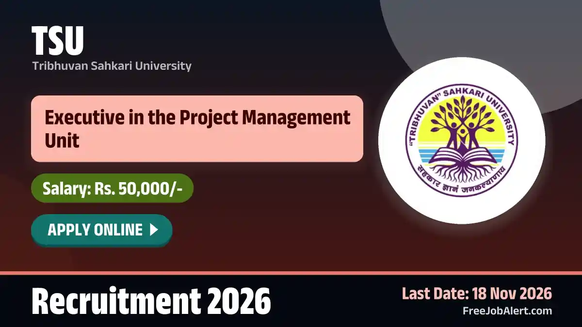 TSU Executive Recruitment 2026 – Apply Online TSU Executive Recruitment 2026 – Apply Online
