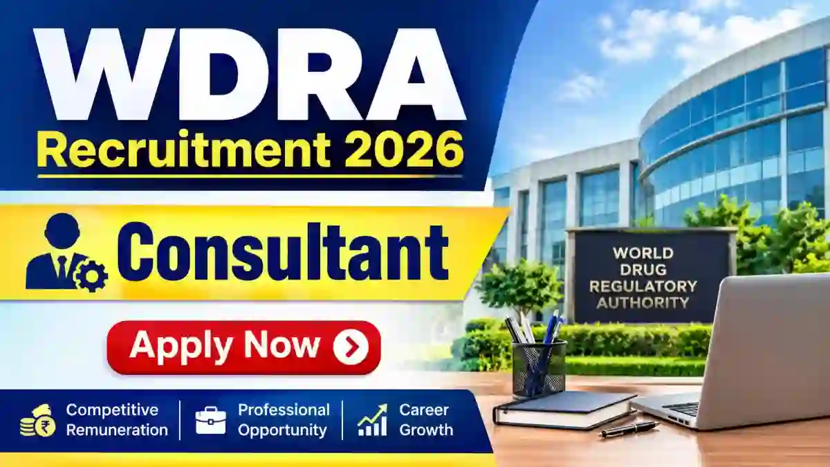 WDRA Consultant Recruitment 2026 - Apply Offline