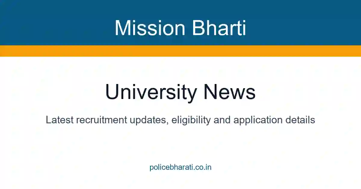 University News | Mission Bharti University News | Mission Bharti